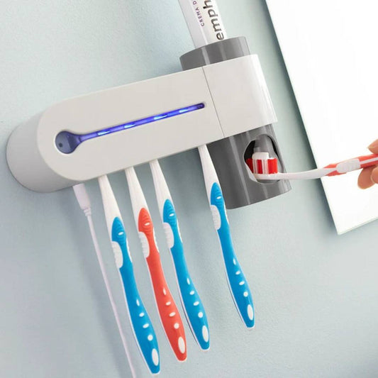 Esterilizador Cepillos UV con Dispensador Automático